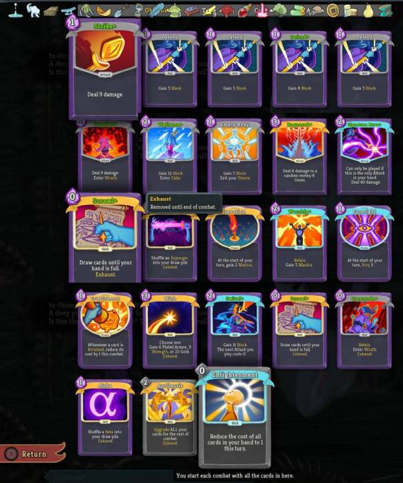 Slay the Spire Watcher deck build alpha beta omega