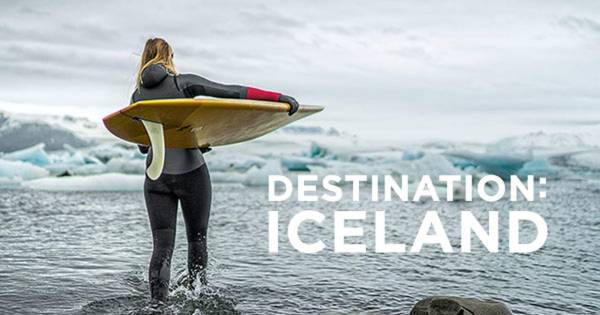 Travel guide photo Iceland surfing