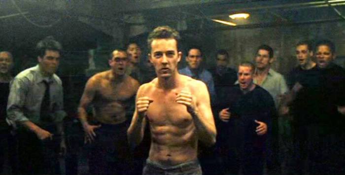 Edward Norton Fight Club fighting