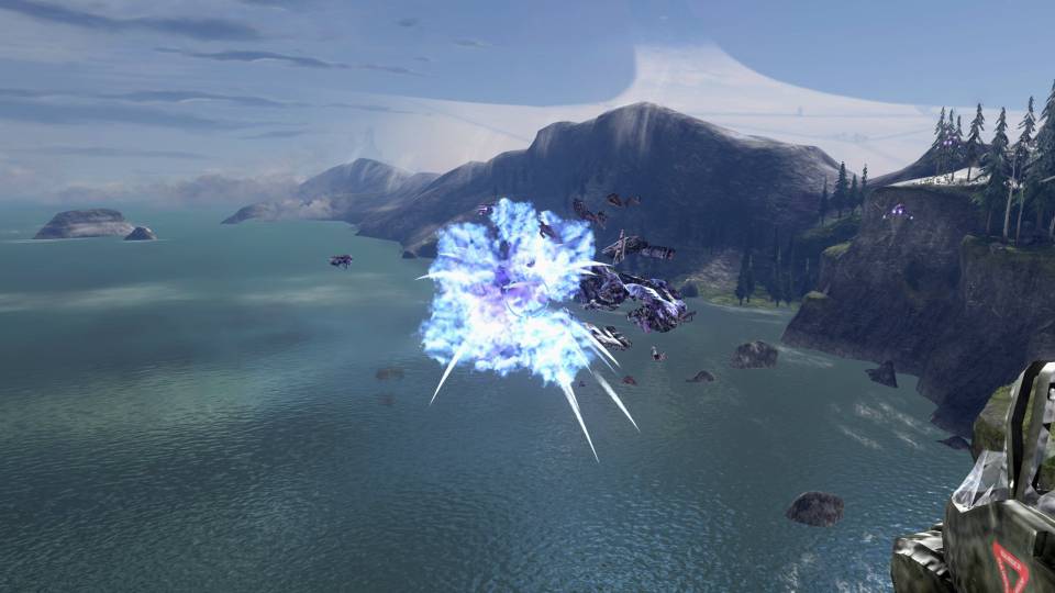 Halo 3 Master Chief Collection Hornet explosion