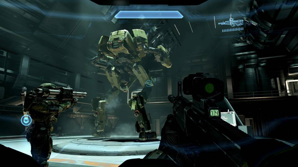 Halo 4 MCC hrunting mech exoskeleton