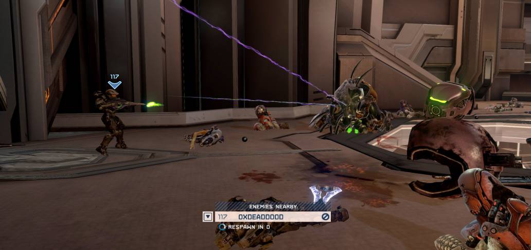 Halo 4 MCC dead respawn hunter