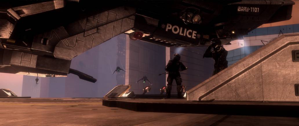 Halo ODST Master Chief Collection police pelican banshees