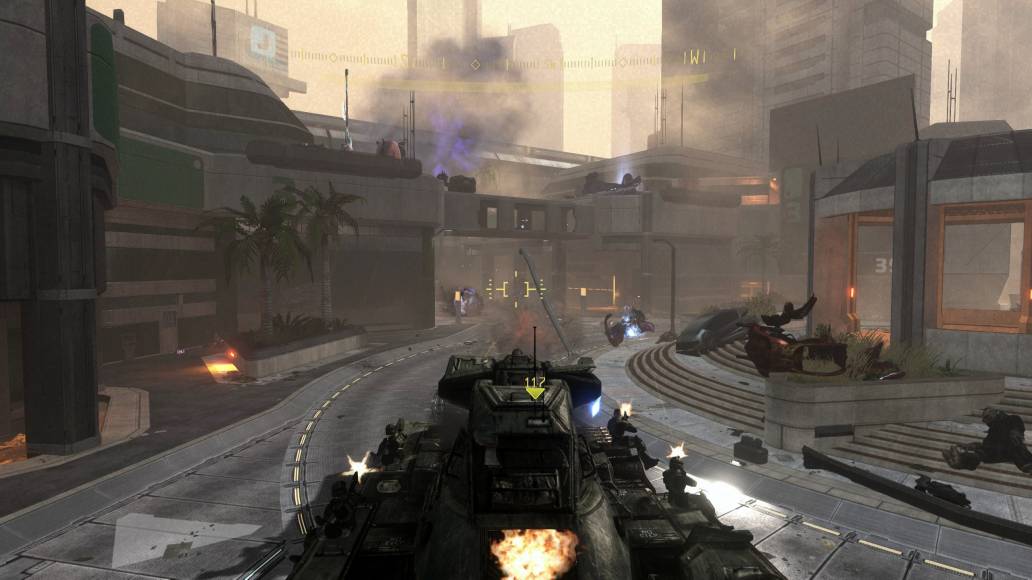 Halo ODST Master Chief Collection scropion tank streets