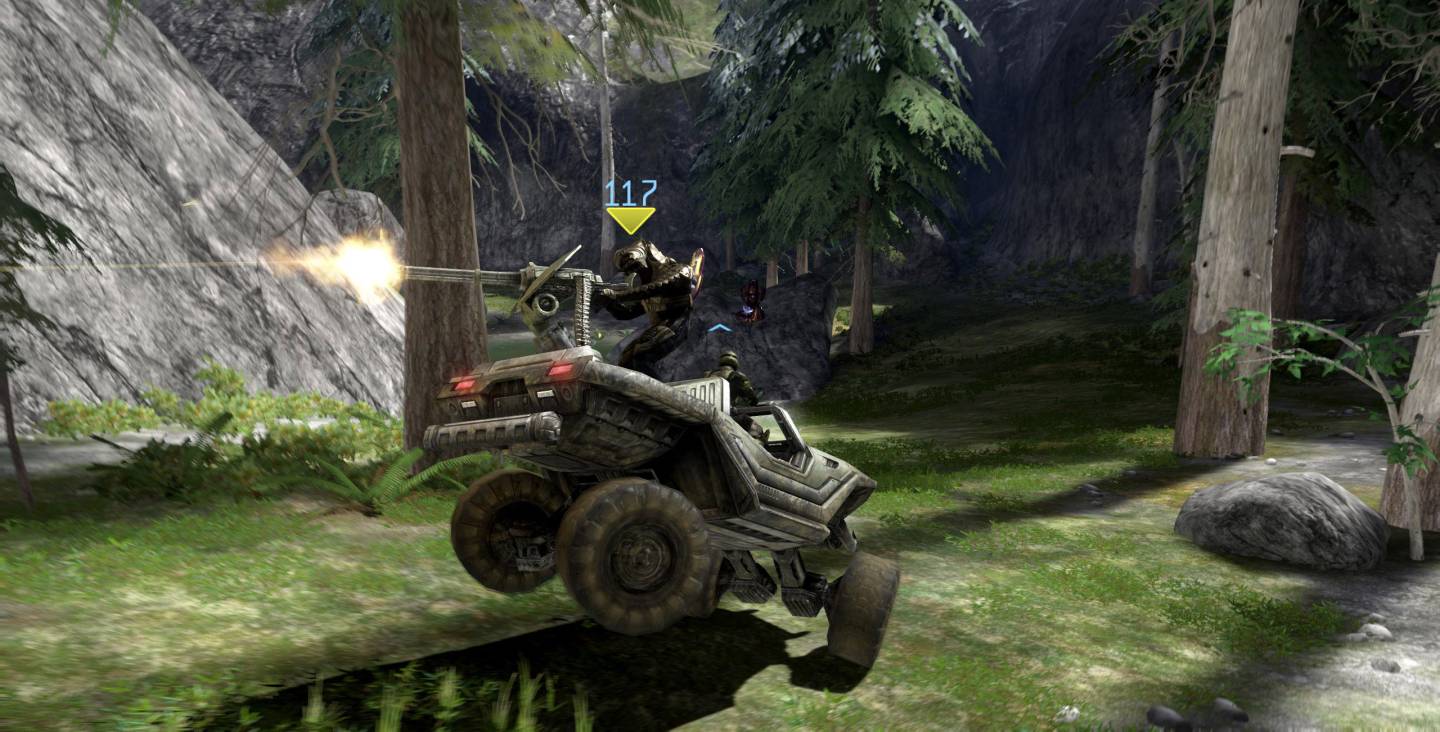 Halo 3 Master Chief Collection warthog Arbiter turret combat