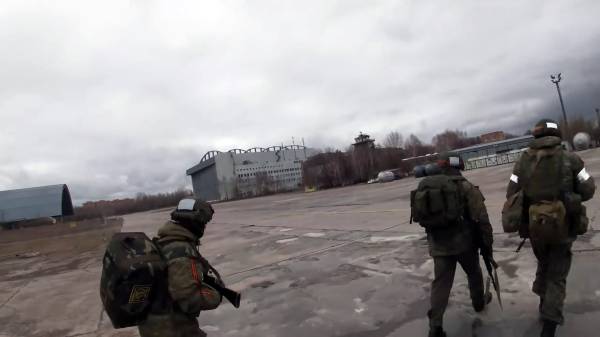 Russian paratroopers battle of Hostomel Antonov airport