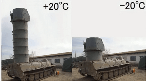 Russian MT-LB turret meme temperature sensitivity
