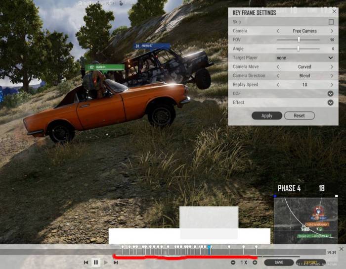 PUBG Battlegrounds replay editor many cameras
