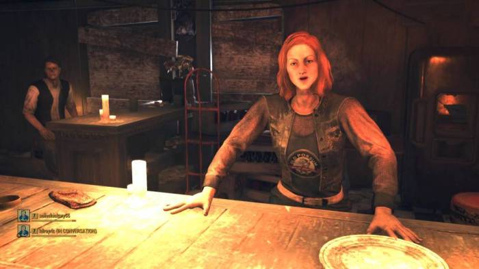 Fallout 76 Duchess bar conversation