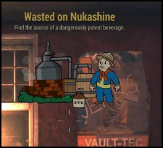Fallout 76 wasted on Nukashine quest