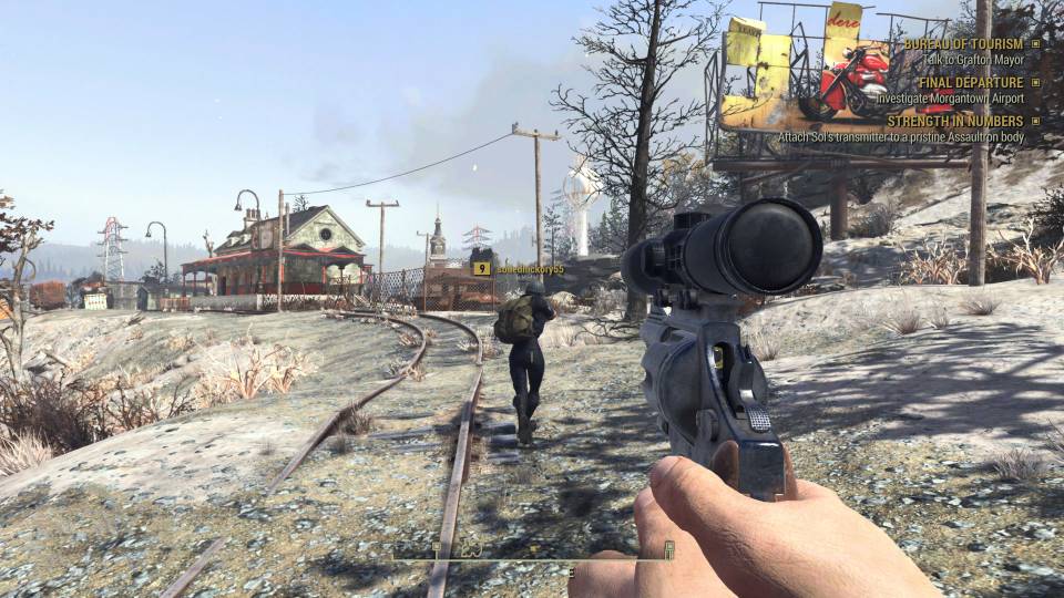 Fallout 76 train tracks station