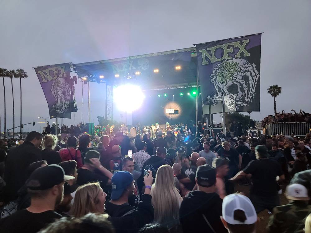NOFX final tour San Diego VIP pit