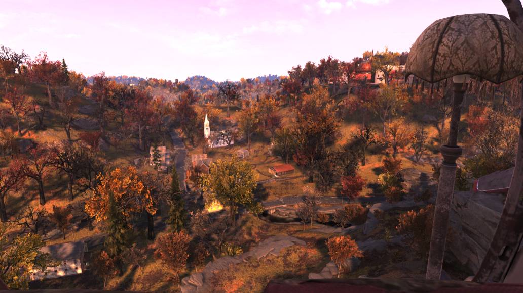 Fallout 76 town church view