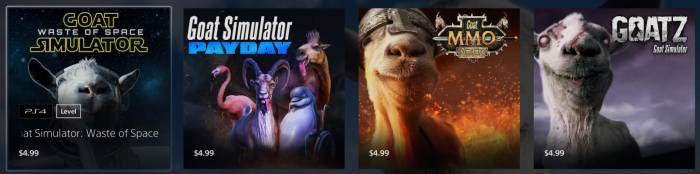 Goat Simulator expansions star wars payday warcraft zombies