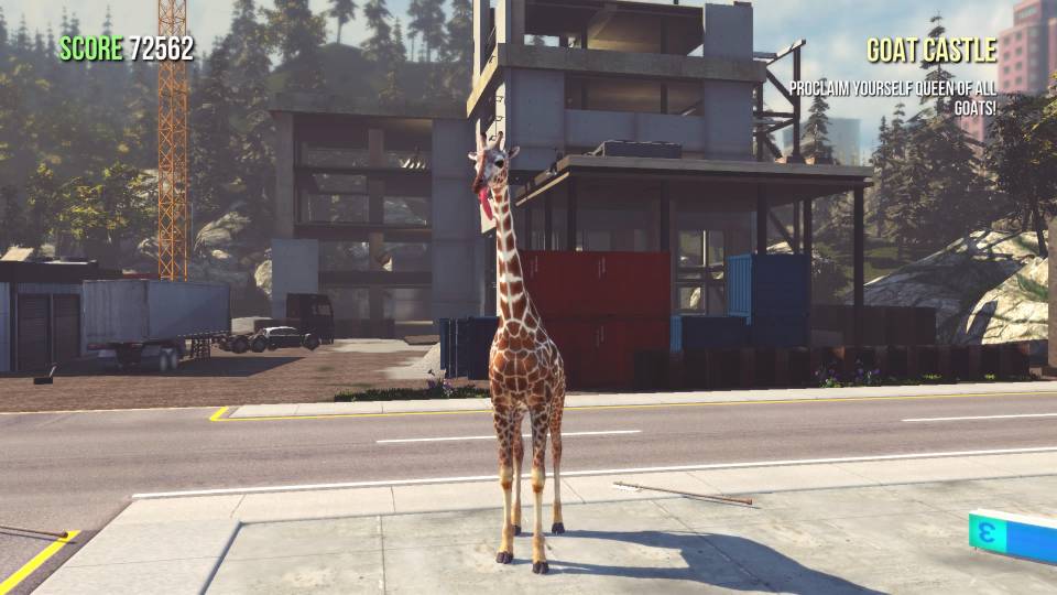 Goat Simulator giraffe tall goat