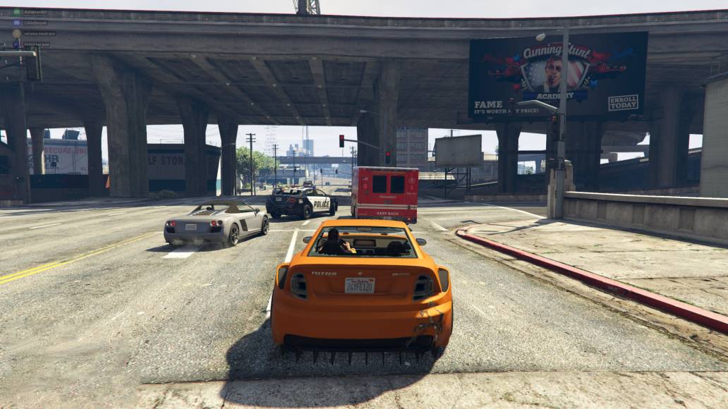 Grand Theft Auto Online Feltzer ambulance police