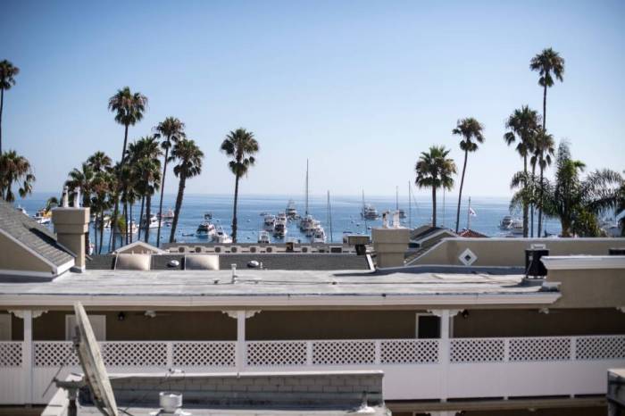 Avalon Catalina Island Inn balcony view
