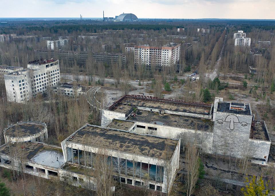 Kilroy was here Chernobyl exclusion zone