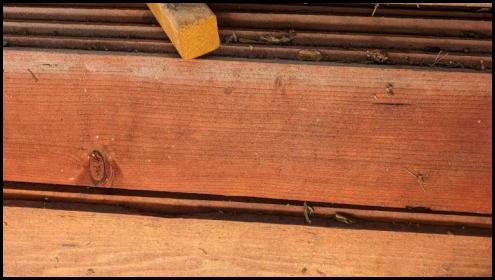 Fence planks redwood
