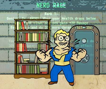 Fallout Nerd Rage perk