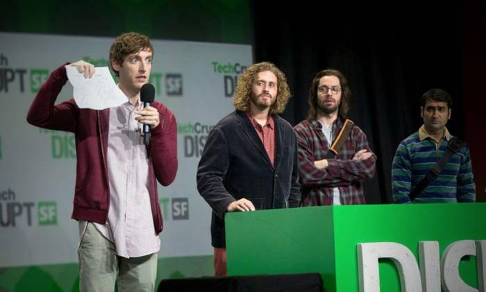Silicon Valley HBO show Disrupt SF conference middle out