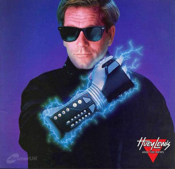 Huey Lewis Power Glove photoshop