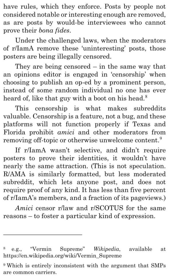 Reddit law amicus brief Supreme Court Vermin Supreme