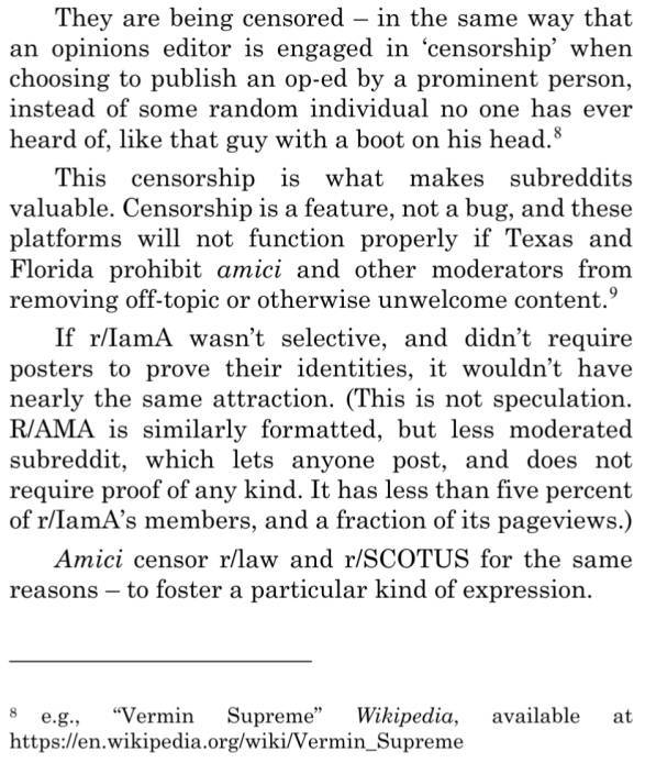 Reddit law amicus brief Supreme Court Vermin Supreme