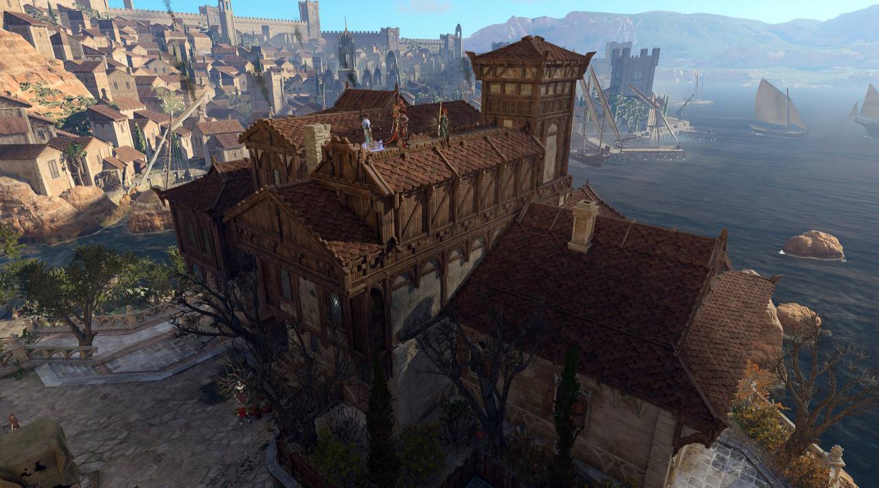 Baldurs Gate 3 house roof view