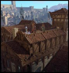 Baldurs Gate 3 house roof view