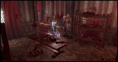 Baldurs Gate 3 room full of bodyparts