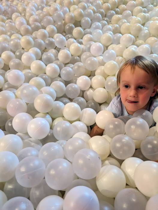 Fleet Science Center ball pit