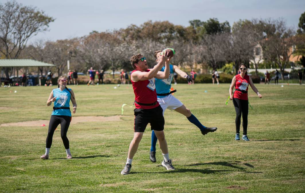 Flag football excel clippy contested catch