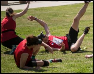 Flag football excel clippy bowling celebration