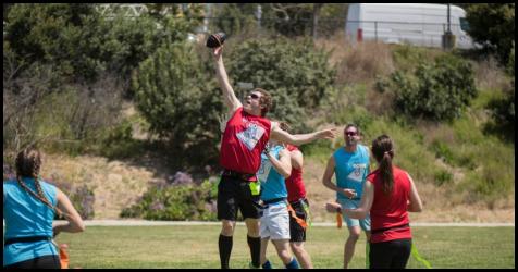 Flag football excel clippy jump catch