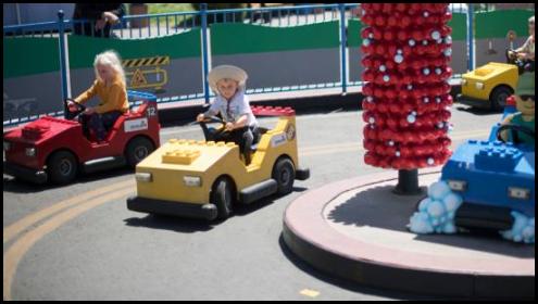 Legoland race cars pass