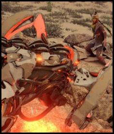 Horizon Forbidden West hunters fighting charger