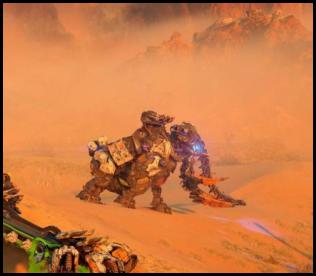 Horizon Forbidden West desert tremortusk