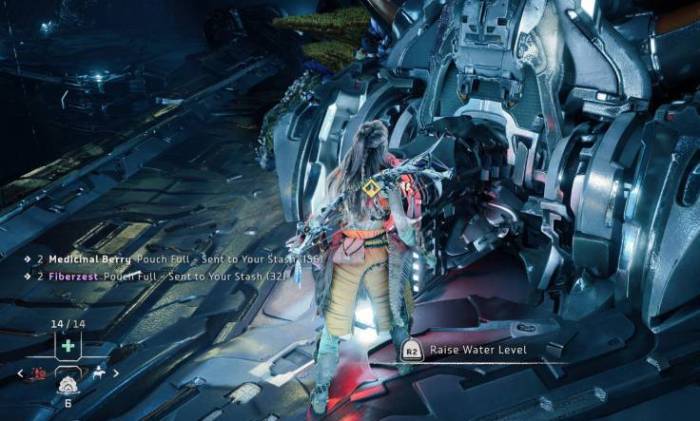 Horizon Forbidden West water level puzzle