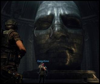 Aliens Fireteam Elite head statue