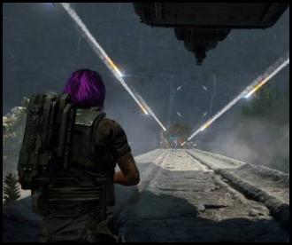 Aliens Fireteam Elite landing zone objective