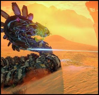 Horizon Forbidden West overridden slitherfang fighting behemoth