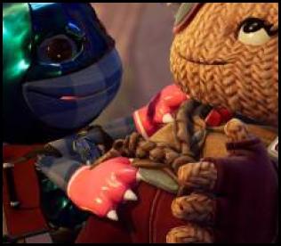 Sackboy Scarlet non-death scene