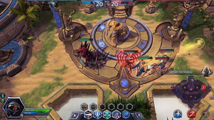 Heroes of the Storm core battle Anubis