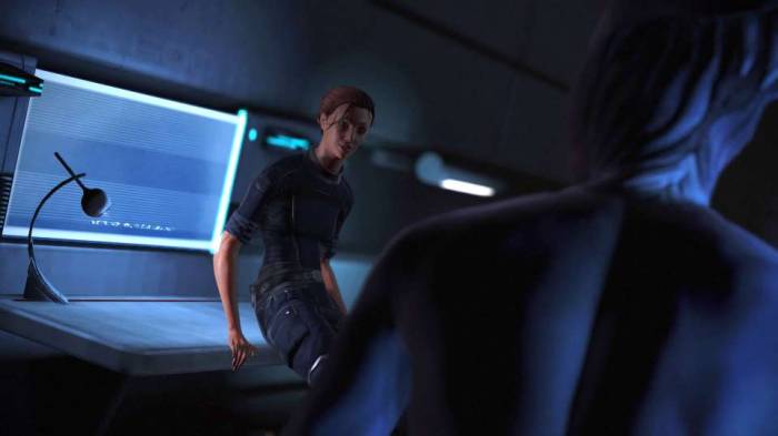 Mass Effect Legendary Edition Citadel elevator Garrus Tali