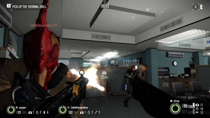 Payday 2 animal mask squad except Racecar